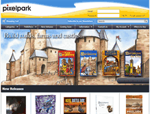 Tablet Screenshot of pixelpark.co.nz